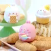 Aven Rabbit Molang Snack Time Series Blind Box Toy Surpresa Cute Model Girl Regalo di compleanno 240325