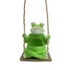 Vases Indoor Hanging Pot Weather-proof Swing Frog Flowerpot For Outdoor Use Resin Figurine Planter Home Balcony Garden