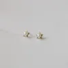 Stud Earrings Fashion Bohemian Mini Five Point Star Pearl Earring Sweet Lovely Girl Gilded Charm Women's Cocktail Party Jewelry