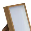 Rahmen Holzschattenbox Rahmen dekorative rustikale Tischplatten Wandhänge Schattenbox für Erinnerungsstücke Handwerk Medaillen DIY Geschenke Dekor Dekor Dekor