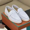 Summer Walk Loafers Loro Piano Mens Woman Dress Flat Low Top Suede Leather Moccasins Comfort Loafer Sneakers Send Shoes and Dust Bag