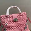 Projektantka torba z wodą łańcucha torba TOTE TOTE Portable na ramię Crossbody Bag inspirowane kryształowym modnym luksusowym i wysokiej jakości 2024 Summer New Fold 10A