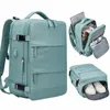 women Laptop Backpack 15.6inch Teenage girl USB charging school Backpack Independent Shoe bag travel Backpack outdoor R1fT#