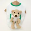 Hondenkleding Beer Leuke huisdierkleding voor Teddy Bichon-kostuums Kleine middelgrote honden Zomerkleding met weinig zak