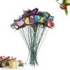 Decoratieve bloemen 50 stuks Sticks Waterdicht Tuindecoratie Patio Gazon Stakes Kerstmis