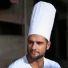 Hotel unisex Cappello a cilindro da cuoco Catering Cooking Caps Ristorante Uomo Cappello da cucina Panificio maschio Cameriere Cappelli da lavoro Tappo alto regolabile