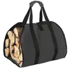 Storage Bags Heavy Duty Firewood Tote Bag Fireplace Log Carrier Indoor With Handles Stove Accessories Holder