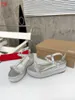 Роскошный дизайнер Chris Loubo Женские садовые туфли на танкетке Белые красные туфли Туфли на красной подошве Каблук 6 см 12 см с коробкой