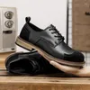 Scarpe casual da uomo in vera pelle Oxford stringate moda outdoor calzature eleganti scarpe da ginnastica fatte a mano