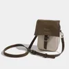 Bandoulière pour femmes Mini Menger Sacs Sac à bandoulière en cuir Mobile Phe Sac Halter Portable Zipper Mey Porte-monnaie Sacs à main Q3nM #