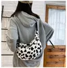 Padrão de vaca Design Elegante Mulheres Tote Bolsas Casuais Grande Capacidade Senhoras Bolsa de Ombro Simples Fi Feminino Menger Bags f9UI #