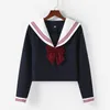 basic Navy Sailor Suit Japanese School Uniform Schoolgirl Seifuku Student Anime Cosplay Costume Women Sexy JK Pleated Skirt 383w#