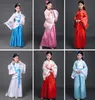Chinês antigo Dr Meninas Crianças Kimo Traditial Étnica Fan Estudantes Coro Dança Traje Japonês Yukata Kimo Estilo 39eC #