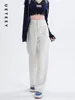 Women's Jeans UETEEY Beige High Waisted Wide Leg Baggy Pants Streetwear Trousers Y2k Fashion 2024 Vintage Loose Denim Mom