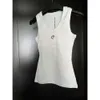 Women's Knits Tees Women Top Tee Designer Embroidery Knitted Vest Tank Sleeveless Breathable Pullover Womens Sport Tops