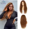 الباروكات الطويلة صنبور شقراء الاصطناعية 13x3 الدانتيل الشوكة 613 الرمادي بني بني زنجبيل kinky curly wig hd الدانتيل الشفافة