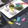 Widelce 1/2/4pcs owoc urocze zwierzęcy stick gelf -cartoon mini kreskówka dla dzieci deser deser bento narzędzie do obiadu do kuchni
