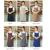 nuovo ristorante personalizzato Nome del logo del negozio aziendale BBQ Bakery Beauty Shop Nail Sal Abbigliamento da lavoro da uomo Uniforme da cucina Apr per le donne i0bs #