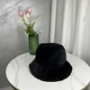 Cappello a secchiello in tinta unita con pelo di coniglio imitazione Versione per esterni Bacino in peluche per mantenere caldo per uomini e donne in autunno inverno