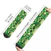 Men's Socks Green Skulls Skull Skeleton Male Mens Women Winter Stockings Hip Hop