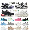 Pistas Track Luxury Shoes Mens Femenino Track 3 3.0 Zapatos AAA Triple White Black Tess.S.Zapatillas de zapatillas de plataforma impresa de nylon entrenador de cuero gomma tn tn