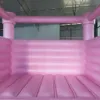 wholesale 4.5x4.5m (15x15ft) With blower Free Air Ship Outdoor Activities pink inflatable wedding bouncer bounce house for party event