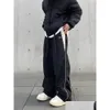 Pantaloni da uomo Y2K Uomo Streetwear Chic Cargo Coreano Harajuku Casual Paracadute Tech per le donne Pantaloni sportivi Gamba larga Pantaloni Pantaloni Abbigliamento Dh6I3