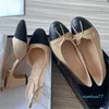 10A Ballet Flats Designer Sandals Slingback High Heels Leather Quilted Slip On Ballerina Round Toe Woman Chunky Heel Sandal Black Nude Loafers Summer Beach Slippers