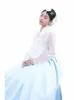 Femme Nouveau coréen traditionnel vêtements fée Dr femmes scène Performance Fluffy Costume multicolore Hanbok Folk Top jupe ensembles U07I #