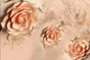 Bakgrundsbilder 3D Bakgrund Rose Peony Flower Retro Phnom Penh TV Bakgrund Bedrow Po Wall Paper