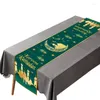 Table Cloth Eid Decoration Star Moon Decorative Cover Party For Family Dinners Gatherings