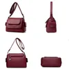 Drawstring Soft Leather Women Shoulder Bag Handbags Designer Messenger Bags Vintage Crossbody For 2024 Bolsos Mujer