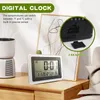 Clocks Accessories Large Display Wall Clock With No Light (Day Calendar Temperature)