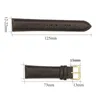 Andra klockor Nya högkvalitativa äkta läderklocka Banddelar 8/10/12/14/16/18/20/22 mm män Kvinnor Watchband Watch Strap Belt Accessory Gift J240330