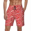 Pantaloncini da uomo White Board Summer Hares Snow Sports Fitness Beach Uomo Fast Dry Design casual Costume da bagno taglie forti