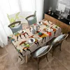 Table Cloth Ethnic African Women Waterproof Tablecloth Wedding Decor Runner Kitchen Dinning Chair Cover