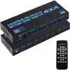 Nowa matryca 4K matryca 4K HDMI2.0 MATRIX 4K60 HDMI4 W 4 Out 4x4 Matrix Obsługa 4KHDR HDCP2.2 CCCAM Lines dla matrycy HDMI2.0 dla matrycy 4K Matrix