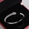 Luxury Armband Tiger Head Womens Bangle Armband Diamond Designer Top Jewelry Ladies Every Situation Classic Accessoarer With Box