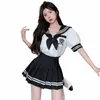2024 Girl School Mundoforms Collage Student Sailor Party Japońskie krótkie rękawy JK Suit Girl