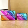 Kurt Geiger torebka Rainbow Luxurys Designer Torba Londyn Moda Kolorowa pikowana skórzana torby na crossbody Crossbody Chain Mens Mini Tote Clutch City Bag na ramię