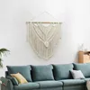 Гобелены макраме тканые настенные гобелены Boho Art Bunting Banner 39,37x39,37 дюйма орнамент для дома