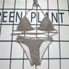 여자 수영복 디자이너 패션 브랜드 브랜드 수영복 분할 Bikini g 편지 인쇄 휴가 A14T