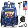 Nowy FGTEEV School Plecak Uczeń USB Torby Laptopa Bags Boys Daily Travel Plecaks Teenager College Mochila U6xd#