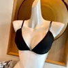 Black Bikinis Set Women badkläder badstrand baddräkter två stycken sexig lyx sommarbikinis