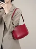 2024 frühjahr Neue frauen Unterarm Tasche Aus Echtem Leder Weibliche Schulter Taschen Luxus Designer Retro Rindsleder Damen Einfache Handtaschen 93PM #