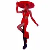 Nieuwe Nachtclub Bar Dj Kostuums Voor Vrouwen Rode Outfits Chinese Stijl Jazz Dansvoorstelling Rave Kleding Gogo Dansers Dragen DQS12718 55IL #