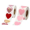 Gift Wrap Heart Shaped Sticker Packaging Bag Stickers Love Diy