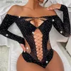 Sexy Set Nouvel Summer Loisir Time Thin Style Goth Sujetadores Sexys Corset Top Lenceria Sexual Mujer One épaule Manches longues Tops Sexy Y240329
