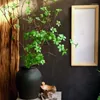 Decoratieve bloemen gesimuleerde plant Japanse bel Groene bladeren Planten en mahonie woondecoratie Kunstmatig bureau