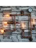 Настенный светильник LOFT Промышленные светильники для водопроводных труб Железная ржавчина Ретро Винтаж E27